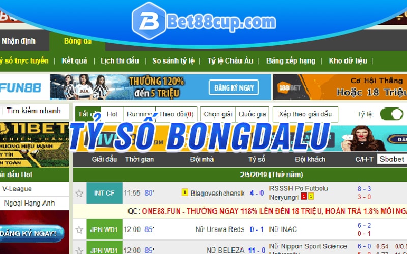 Tỷ số Bongdalu